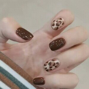 Beautiful press-on or glue-on nails.
